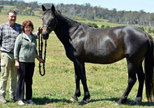 Gorse Bush with Barrie and Denise Rattray