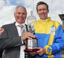 Gary Hall Snr and Jnr